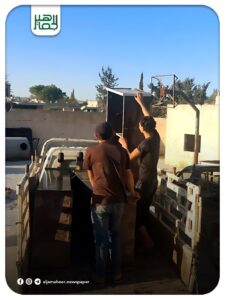 استمرار أعمال ترميم وتجهيز مدرسة بنات الفطيرة في مدينة معرة النعمان، ضمن حملة العودة تبدأ من المدرسة وبمبادرة مجتمعية، وذلك بهدف تجهيز الصفوف الدراسية لاستقبال الطالبات وتهيئة بيئة تعليمية مناسبة.