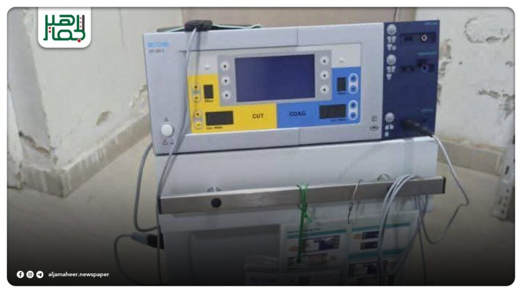 مشفى منبج الوطني يستلم أجهزة طبية حديثة مقدمة من منظمة الصليب الأحمر الدولي