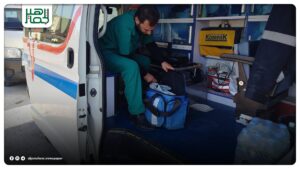 انطلاق قافلة الأمل 3 من حلب باتجاه مخيم الهول، في إطار جهود وحدة دعم الاستقرار، وبالتعاون مع المفوضية السامية للأمم المتحدة لشؤون اللاجئين، لإخراج الحالات الطبية الطارئة من النساء والأطفال ونقلهم من المخيم إلى مناطقهم الأصلية في شمال غرب سورية.