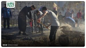 مبادرة أهلية لإصلاح مدخل منبج الشمالي الشرقي