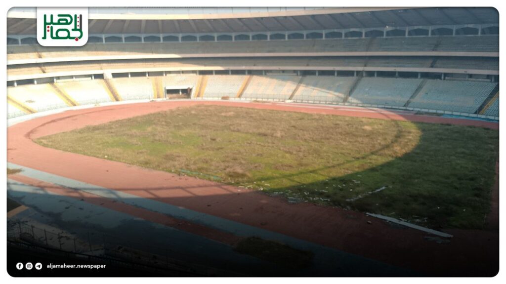 إزالة أنقاض صالة الحمدانية العملاقة بحلب تمهيدا لترميمها خطوة على طريق إحياء المنشٱت الرياضية بحلب