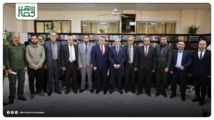 افتتح وزير التعليم العالي المكتبة العامة في كلية الطب البشري بجامعة إدلب