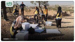 العثور على رفات بشرية داخل بئر في منطقة عزيزية بريف حلب