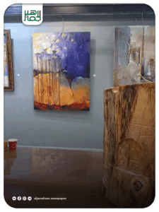 نغمات اللون.. معرض فني يروي قصة النهوض ضمن حملة حلب ست الكل