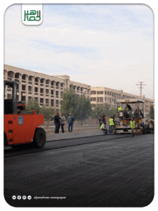 بدء أعمال تعبيد وتزفيت طريق دوار الليرمون باتجاه كفر حمرة