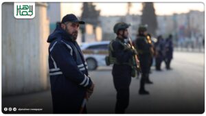 انتشار أمني مكثف في مدينة إدلب، لضمان سلامة المشاركين وتأمين مسار فعالية مسير درب التحرير .